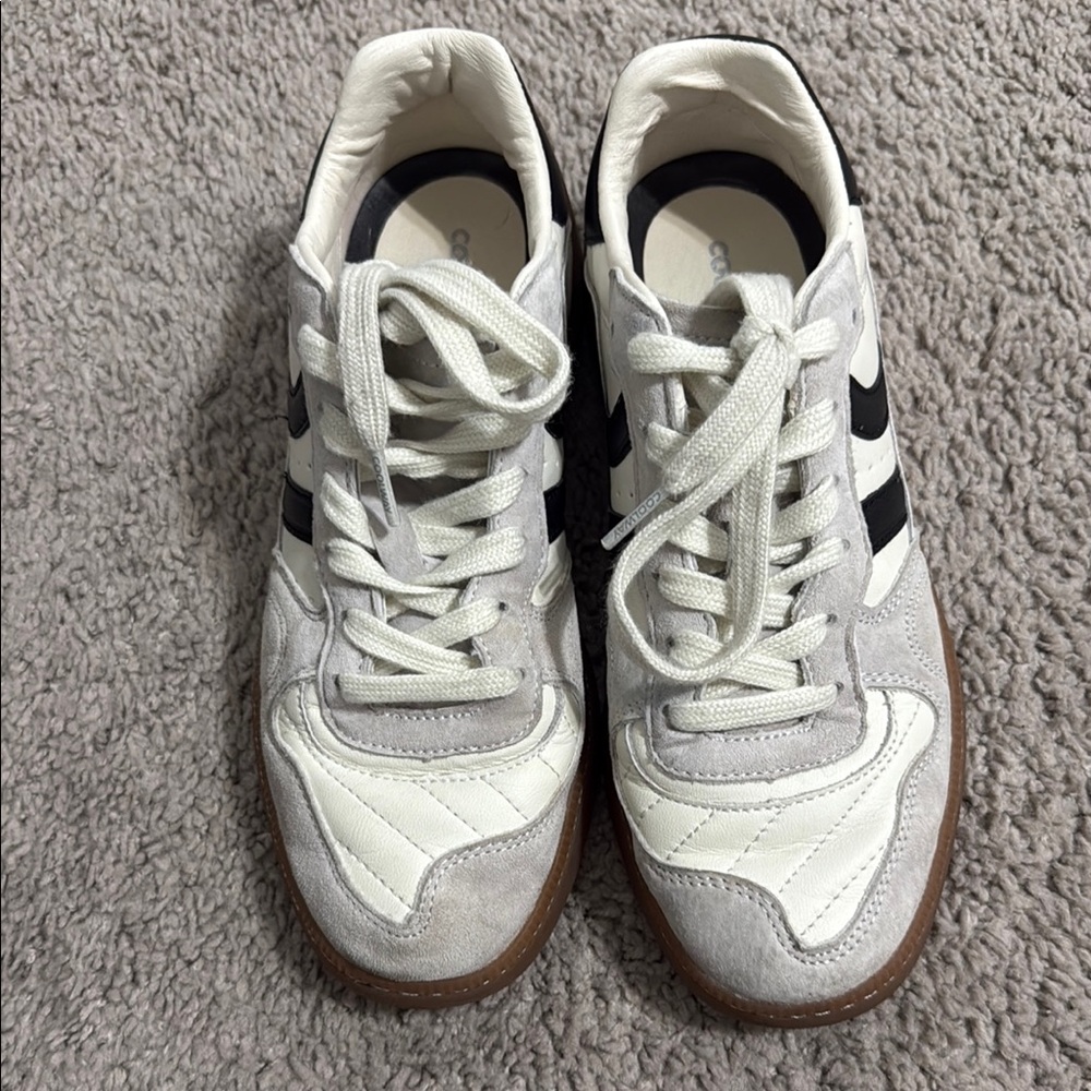 Coolway White and Black Sneakers